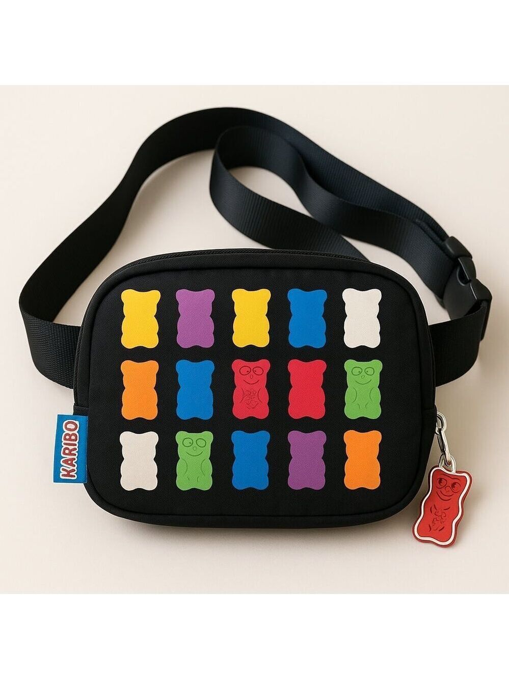 🍬 Haribo Gummy Bear Crossbody / Fanny Pack | Like New! | Sweet & Colorful Fun